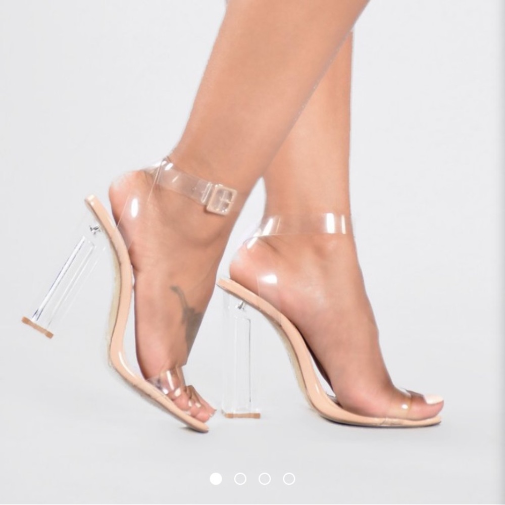 Fashion Nova Transparent Glass Slipper